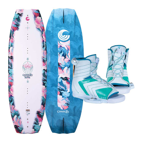 Connelly Women's Lotus Wakeboard w/ Women's Optima Bindings