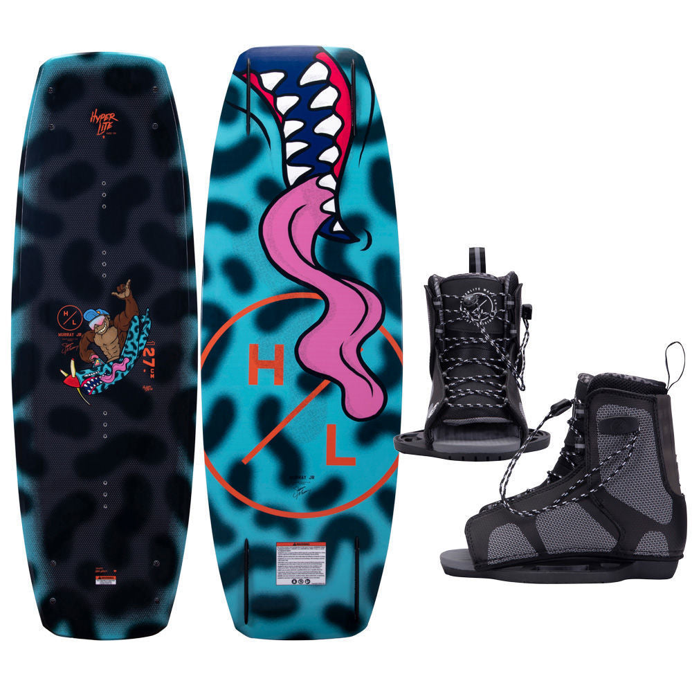 Hyperlite Boy's Murray Jr Wakeboard w/ Remix Bindings