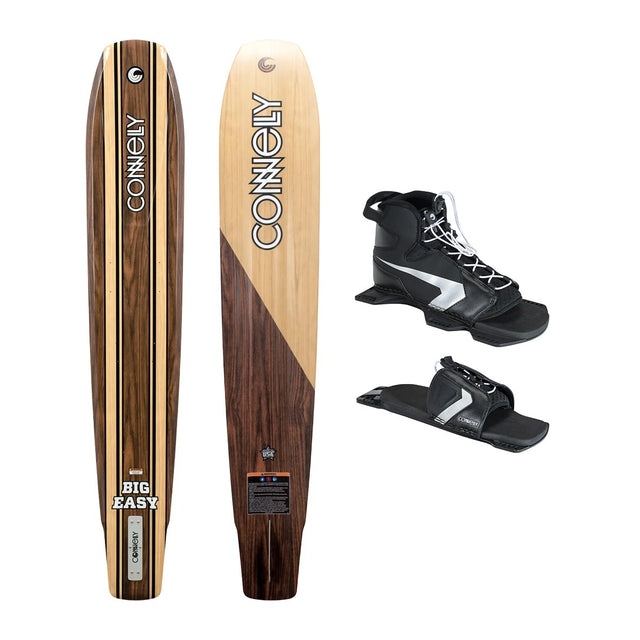 Connelly Big Easy Slalom Ski w/ Shadow Binding and Lace Adjustable Rear Toe Plate