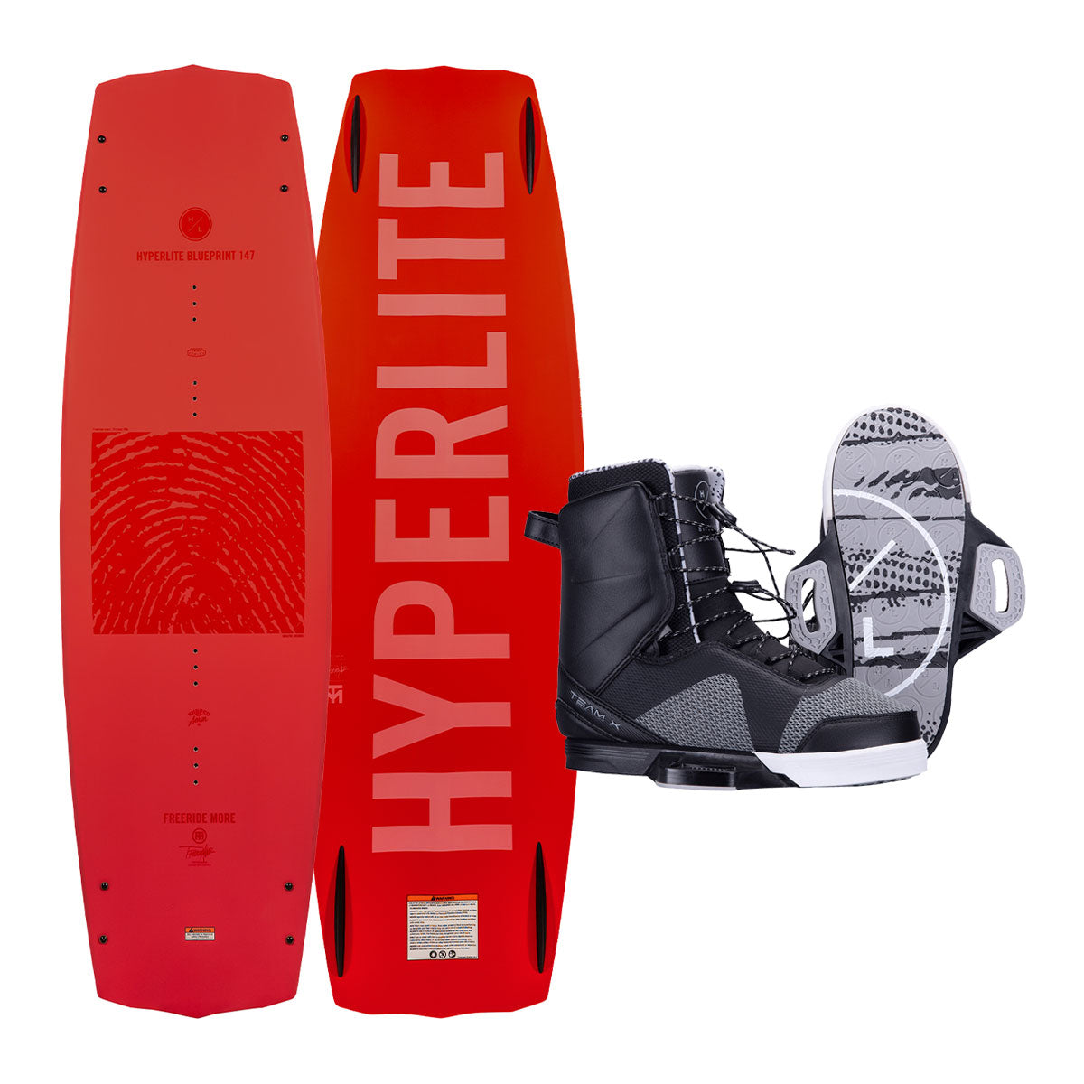 Hyperlite Blueprint Wakeboard w/ Team X Bindings