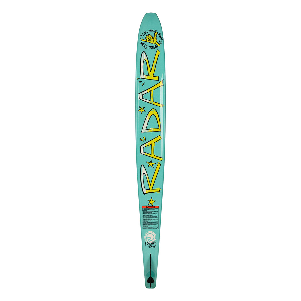 Radar Boy's T.R.A. Slalom Ski w/ Kid's T.R.A. Binding and Adjustable Rear Toe Plate