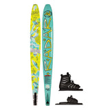 Radar Boy's T.R.A. Slalom Ski w/ Kid's T.R.A. Binding and Adjustable Rear Toe Plate