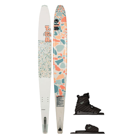 Radar Girl's T.R.A. Slalom Ski w/ Lyric BOA Binding and Lyric BOA Adjustable Rear Toe Plate