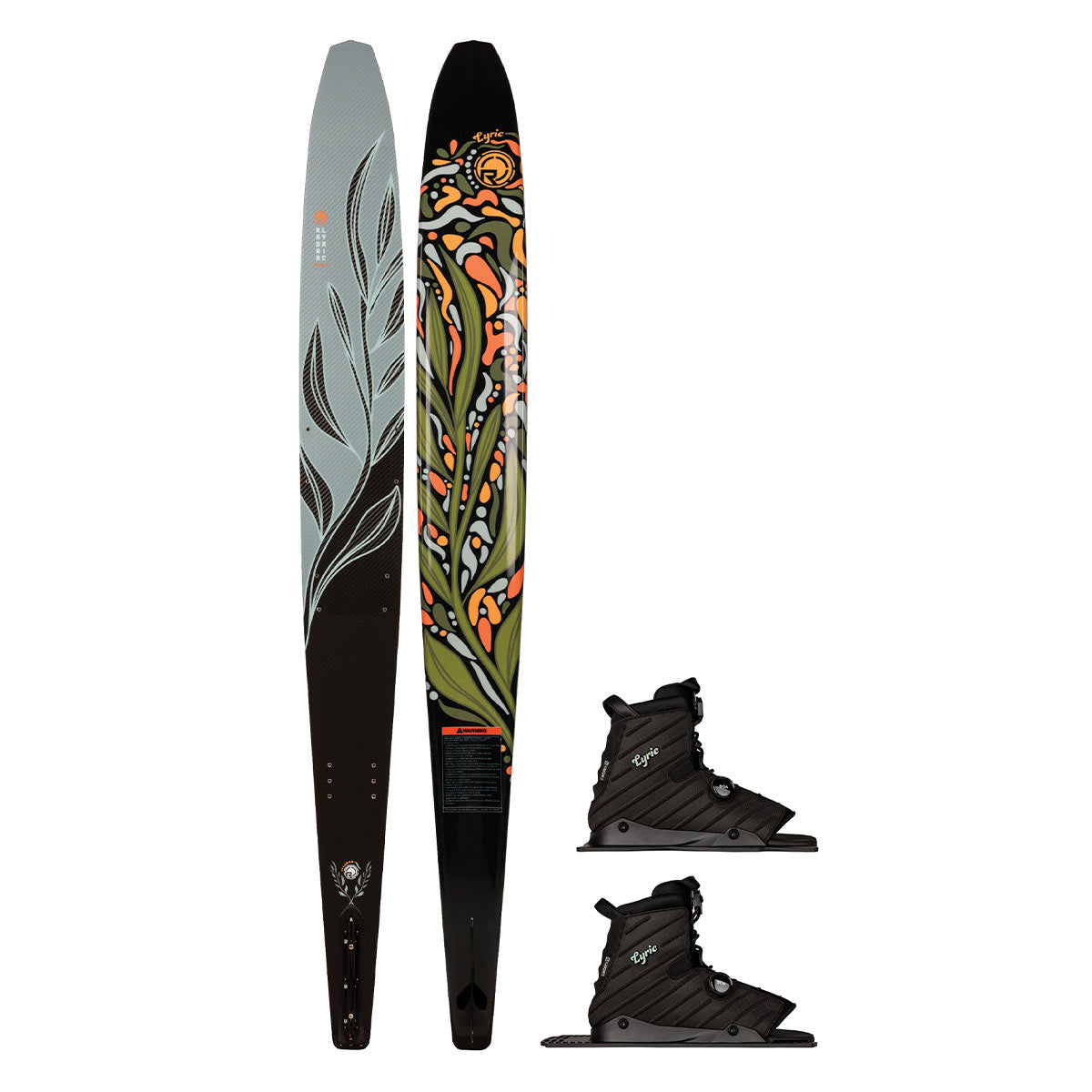 Radar Women's Graphite Lyric Slalom Ski w/ Double Lyric BOA Bindings