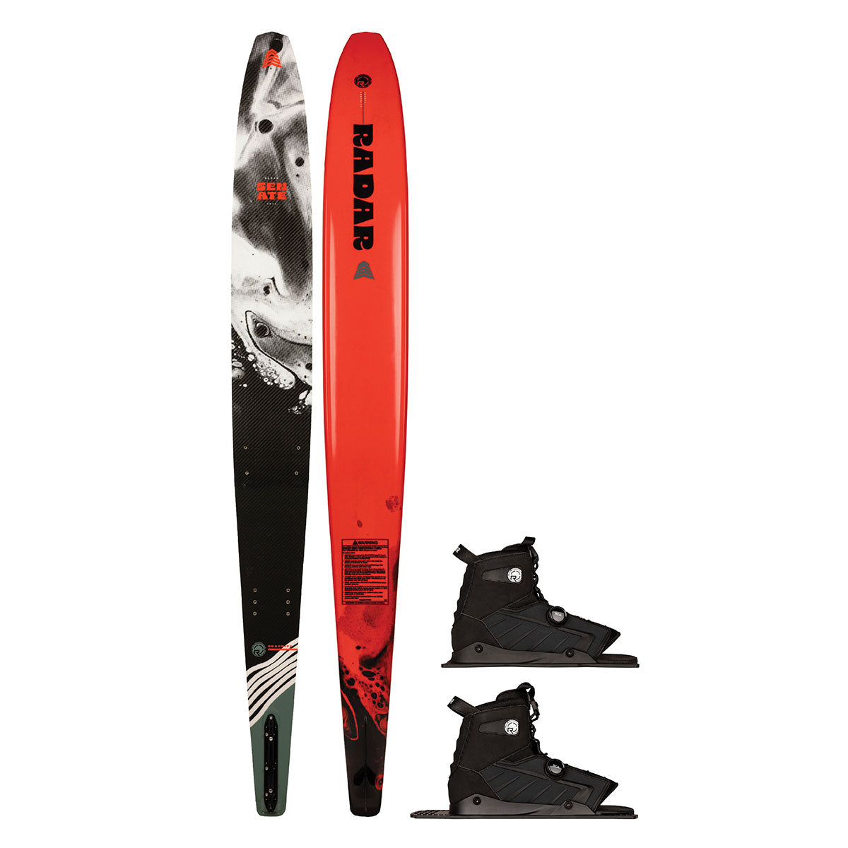 Radar Graphite Senate Slalom Ski w/ Double Vector BOA Bindings