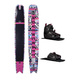 HO Hovercraft Tribal Pink Slalom Ski w/ Women's Stance 110 & Women's Stance 110 Adjustable Rear Toe Plate