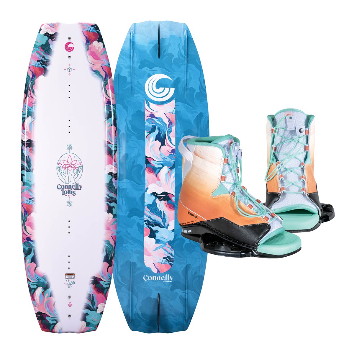 Connelly Women's Lotus Wakeboard w/ Women's Karma Bindings