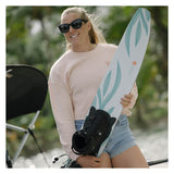 Radar Women's Lyric Slalom Ski w/ Lyric BOA Binding and Lyric BOA Adjustable Rear Toe Plate