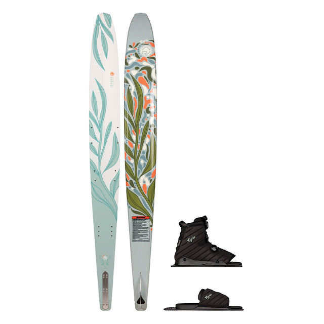 Radar Women's Lyric Slalom Ski w/ Lyric BOA Binding and Lyric BOA Adjustable Rear Toe Plate