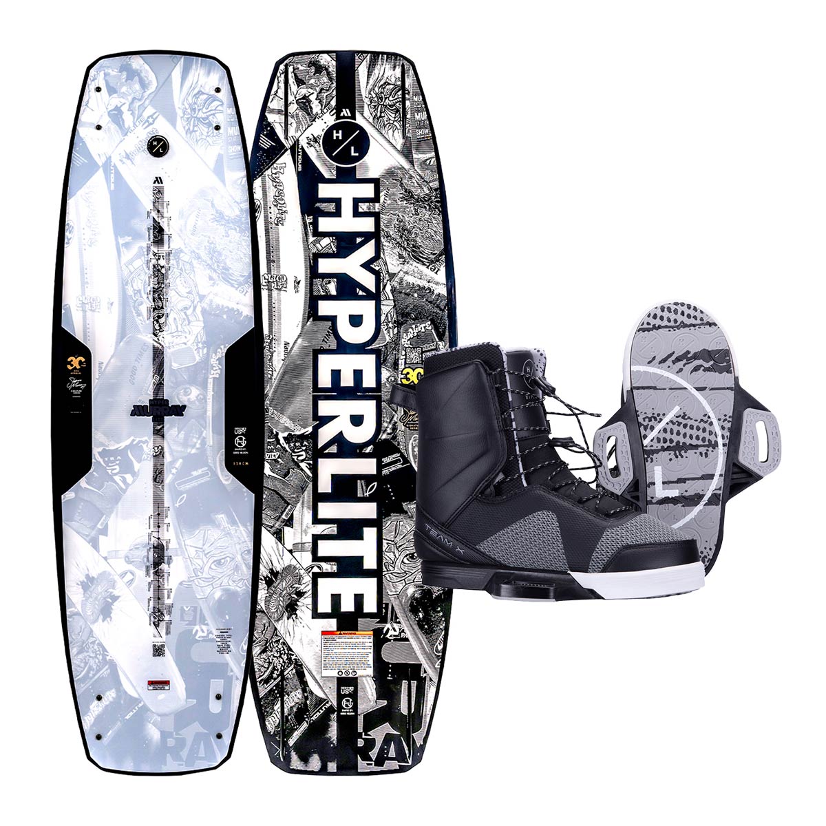 Hyperlite Murray Wakeboard w/ Team X Bindings