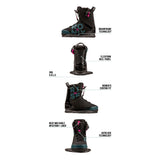 Ronix Women's Quarter 'Til Midnight Wakeboard w/ Rise Bindings