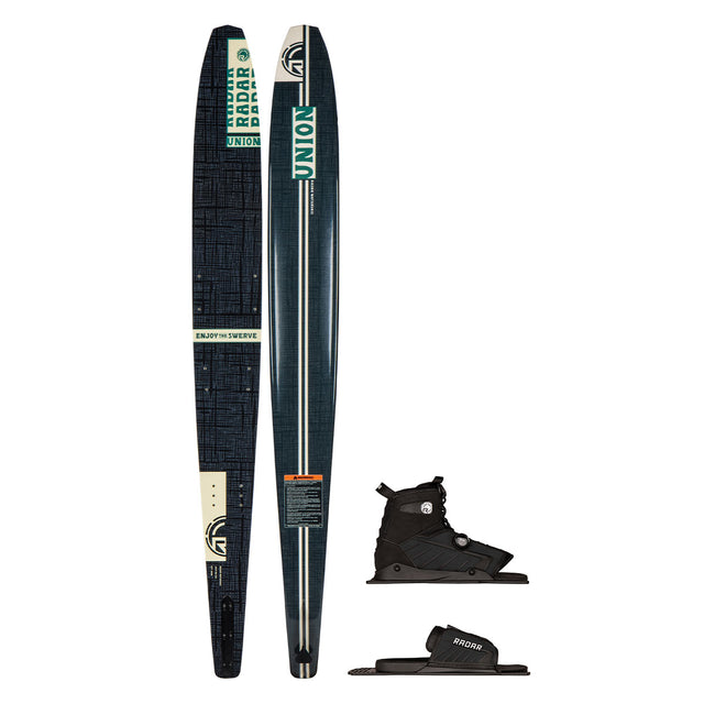 Radar Union Slalom Ski w/ Vector BOA Binding and Vector BOA Adjustable Rear Toe Plate