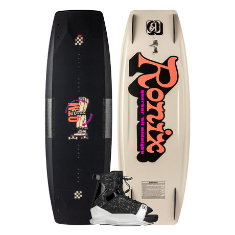 Ronix Women's Quarter 'Til Midnight Wakeboard w/ Halo Bindings