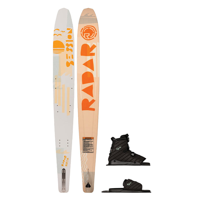 Radar Women's Session Slalom Ski w/ Lyric BOA Binding and Lyric BOA Adjustable Rear Toe Plate