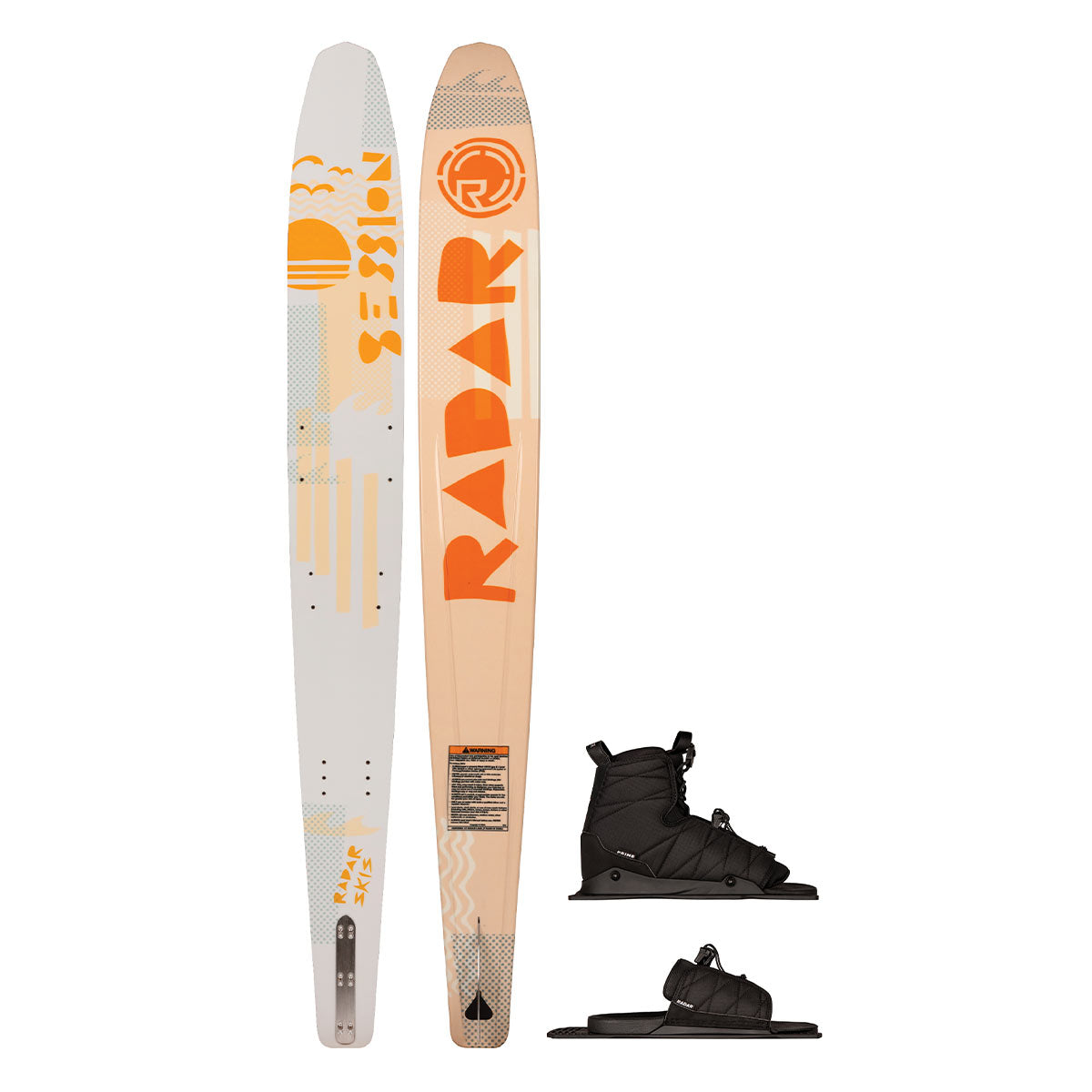 Radar Women's Session Slalom Ski w/ Prime Binding and Adjustable Rear Toe Plate