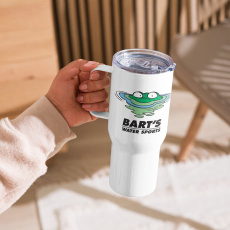 Frog Head in Water Travel Mug with a Handle - Bart's Water Sports