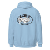 Bart's Water Sports Black & White Logo Unisex Hoodie