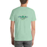 Frog Head in Water Unisex t-shirt - Bart's Water Sports