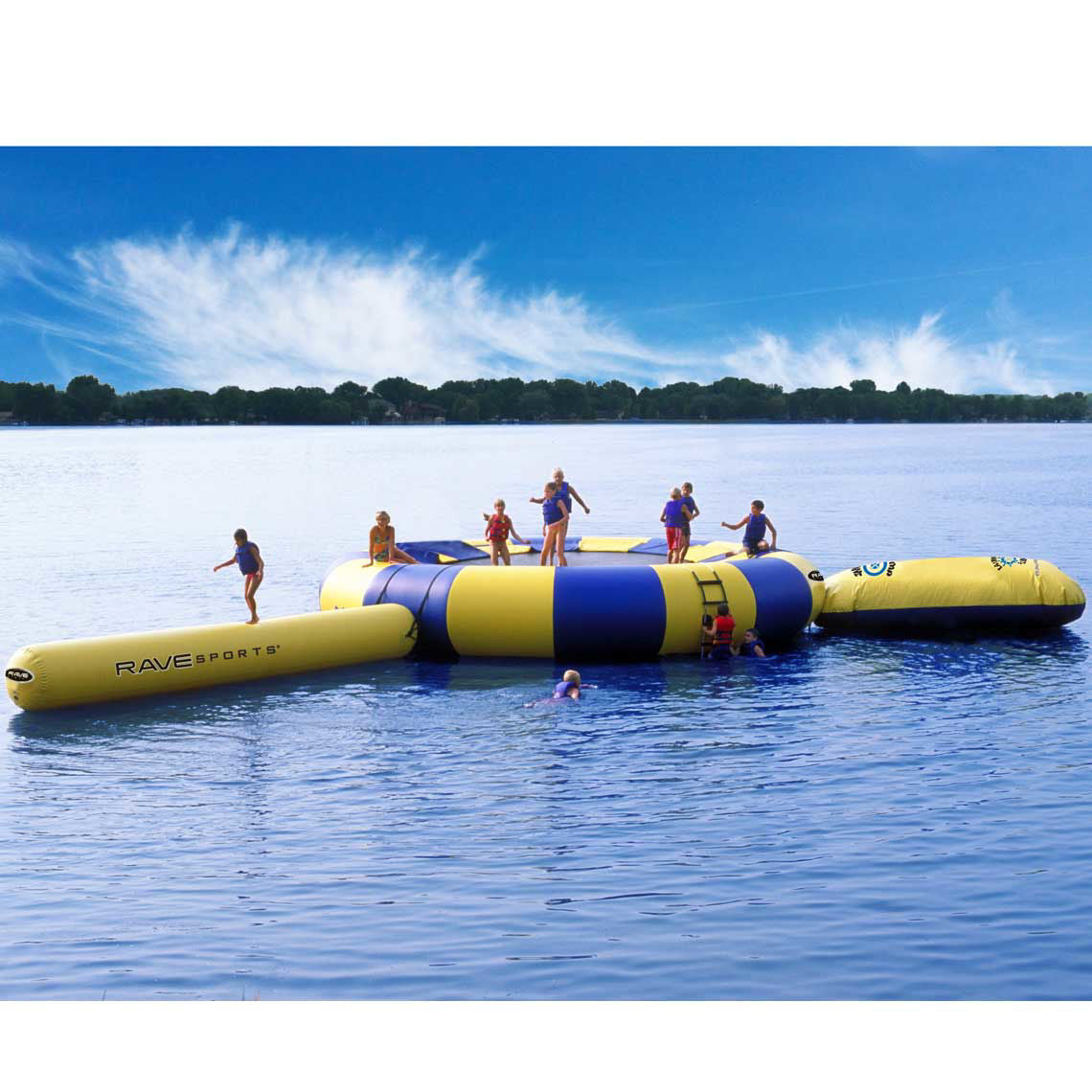 Floating trampoline best sale